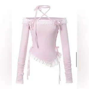SHUSHU CHERRY | Tops | Nwt Shushucherry Dolly Hime Offshoulder T 